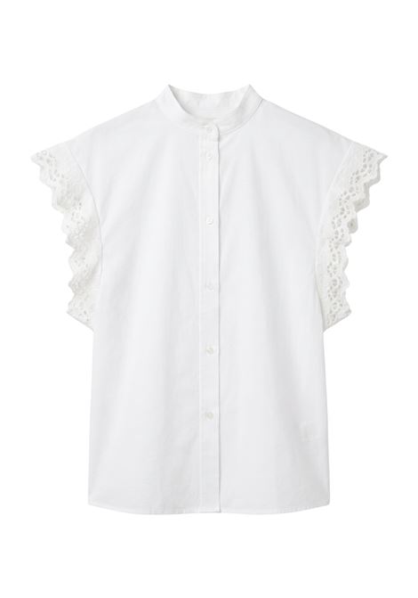 Gifty in Cotone con Ricami - Ecru Vanessa Bruno | Abbigliamento | 6EVA04-V09857003
